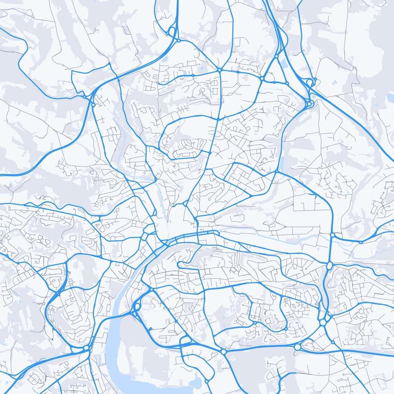 Map of Quimper